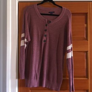 American eagle button up sweater